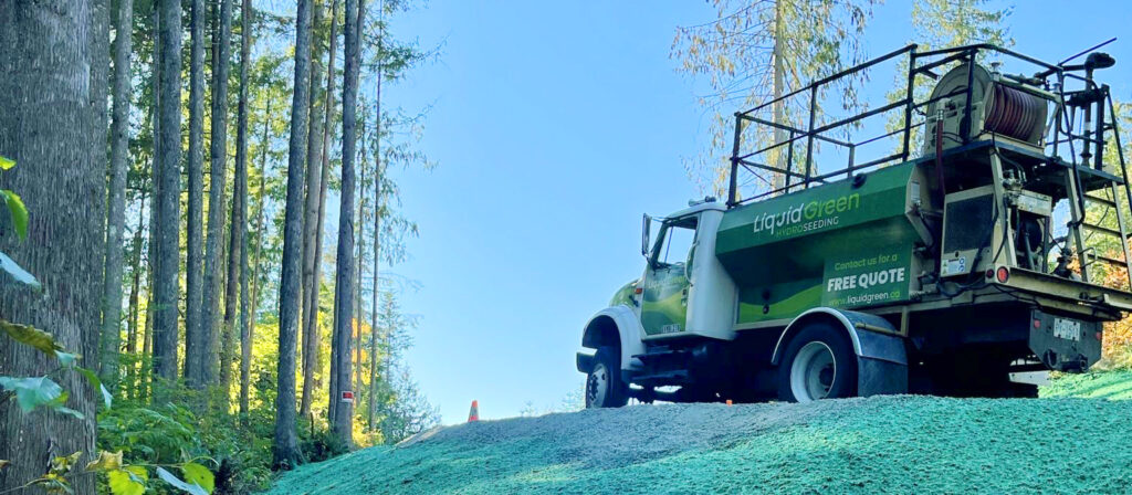 Hydroseeding Truck Langley - Spray on Grass Liquid Green Vehicle